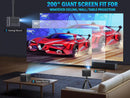DBPOWER H89 5G WiFi Mini Bluetooth 1080P Projector