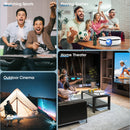 DBPOWER RD823 8500L 240" T20 Upgraded Display Wifi Mini Projector