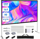 MOOKA Projector Screen with Stand-100 inch