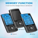 NURSAL AS1080 Dual Channel EMS TENS Unit 24 Modes Muscle Stimulator