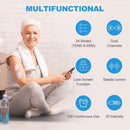 NURSAL AS1080 Dual Channel EMS TENS Unit 24 Modes Muscle Stimulator