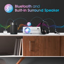 DBPOWER L23 9000L HD Native 1080P WiFi Bluetooth Projector - DBPOWER