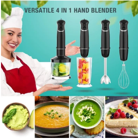 Say hello to 4-in-1 Hand Immersion Blender! - Cozy Buy Online