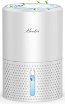 MOOKA Mini Dehumidifier, 2000 Cubic Feet (190 Sq ft), 32oz (900ml) Capacity, Compact and Portable Small Dehumidifier with Auto Shut Off, Quiet Dehumidifier for Basement, Bedroom, Closet, Bathroom, RV