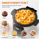 KOIOS Electric Pressure Cookers 9 in 1 Electric Pressure Cooker 6 Quart, Steamer, Yogurt Maker, Warmer & Sterilizer, Saute, Slow Cooker, Rice Cooker, Egg Cooker, Multi-Functional Smart Pot