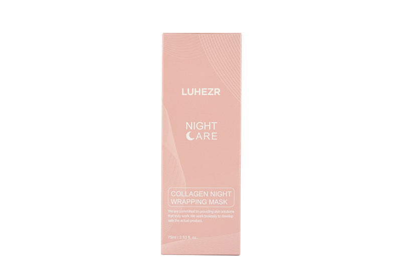 LUHEZR Collagen Wrapping Mask, Lock in moisture, 75ml, Reduce skin dryness, Elasticity Improving, Lighten spots, Peel-off Mask