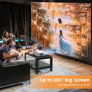 VIDOKA Native 1080P WiFi Projector, 8000L Full HD Video Projector-LD