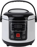 KOIOS Mini Rice Cooker, 2L Portable Stick Proof Multifunctional Travel Rice Cooker with Inner Pot Steam Basket, 24H Reservation, Cooking Heating and Keeping Warm