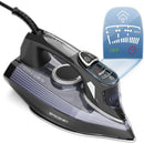 SPACEKEY 1800 Watt Steam Iron with Digital LED Screen, Ceramic Coated Soleplate, Anti-Drip, Self-Clean, 3-way Auto-Off Steam Iron for Variable Fabric, Medium Size
