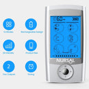 [16 Thicker Pads] NURSAL AS1080 EMS TENS Unit Muscle Stimulator - Nursal