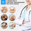 [16 Thicker Pads] NURSAL AS1080 EMS TENS Unit Muscle Stimulator - Nursal