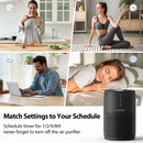 MOOKA Air Purifier for Home Large Room 1200 sq ft, H13 HEPA Filter Air Cleaner