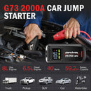 DBPOWER G73 Car Jump Starter 2000A Peak
