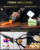 KOIOS JH-P-02 16-Pack Rust Resistant Stainless Steel Kitchen Knife Set