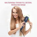 Upgraded Ceramic Ionic Hair Straightener Brush for All Hair Types with 60s Heat Up - ValueLink Shop