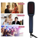 Upgraded Ceramic Ionic Hair Straightener Brush for All Hair Types with 60s Heat Up - ValueLink Shop