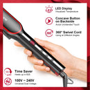 MiroPure Ionic Straightening Brush with LED Display, Anion Generator, Auto Off Design