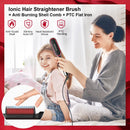 MiroPure Ionic Straightening Brush with LED Display, Anion Generator, Auto Off Design