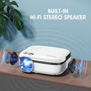 DBPOWER RD823 8500L 240" T20 Upgraded Display Wifi Mini Projector