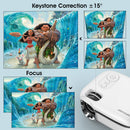 DBPOWER RD823 8500L 240" T20 Upgraded Display Wifi Mini Projector