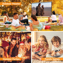 MOOKA RD 823 WiFi Projector, 1080P Full HD Supported 200" Video Projector