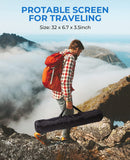 MOOKA Projector Screen with Stand-100 inch