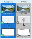 MOOKA Projector Screen with Stand-100 inch