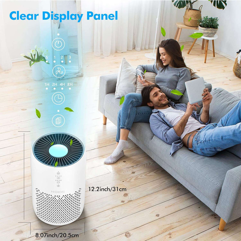 KOIOS Home Air Purifier for Large Room Up to 861 sqft, Ozone-Free