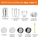 KOIOS PERSONAL BLENDER BUY 1 GET 11