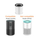 KOIOS B-D02L H13 True HEPA Air Purifier Filters