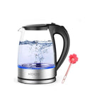 KOIOS CX-817 1.8L Electric Kettle, 1500W Glass Tea Kettle