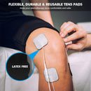 NURSAL 24Pcs Replacement Electrodes for TENS,  2"x 2" Square Pads