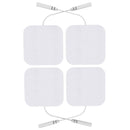 NURSAL 24Pcs Replacement Electrodes for TENS,  2"x 2" Square Pads