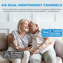 NURSAL AS1080 Dual Channel EMS TENS Unit 24 Modes Muscle Stimulator