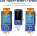 NURSAL Dual Channel TENS EMS Unit Muscle Stimulator with 24 Modes