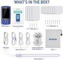 NURSAL Dual Channel TENS EMS Unit Muscle Stimulator with 24 Modes