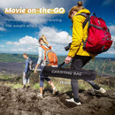 Projector Screen and Stand, 100 inch Outdoor Movie Screen TV with Dual Tripods