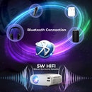 VIDOKA Native 1080P WiFi Bluetooth Movie Projector