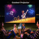 VIDOKA Native 1080P WiFi Bluetooth Movie Projector