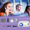 VIDOKA Native 1080P WiFi Bluetooth Movie Projector