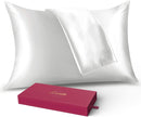 Lacette Silk Pillowcase, Dual Sided 6A Grade Silk Fabrics/Wood Pulp Fiber