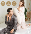 Lacette Silk Pillowcase, Dual Sided 6A Grade Silk Fabrics/Wood Pulp Fiber