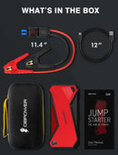 DBPOWER DJS90 1600A Peak 18000mAh Portable Car Jump Starter - DBPOWER