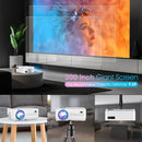 DBPOWER L23 9000L HD Native 1080P WiFi Bluetooth Projector - DBPOWER