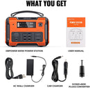 DBPOWER Portable Power Station 505Wh 500W (Peak 1000W) - DBPOWER