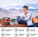 DBPOWER Portable Power Station 505Wh 500W (Peak 1000W) - DBPOWER
