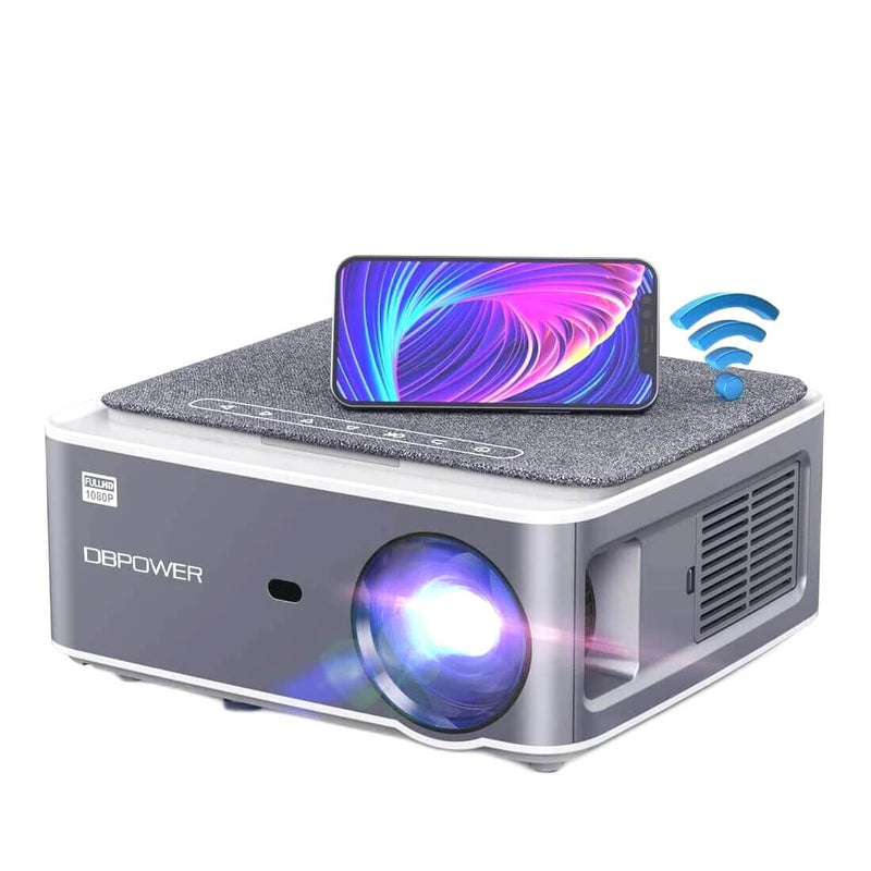 DBPOWER RD828 Native 1080P WiFi Projector - DBPOWER