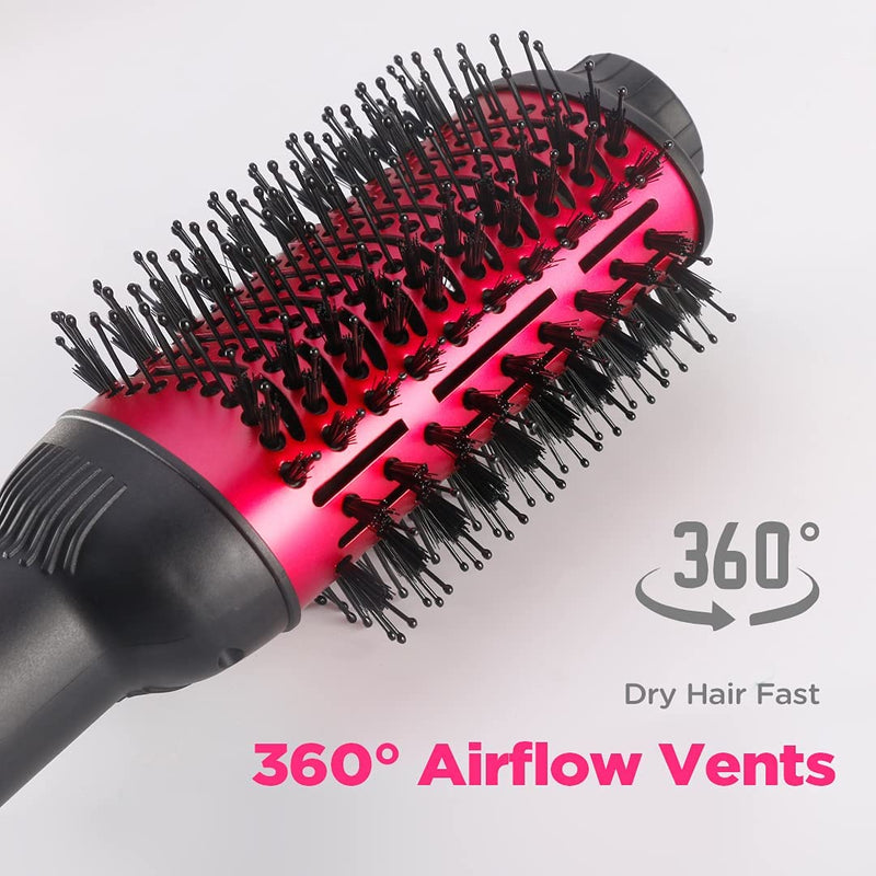 MiroPure Hot Air Brush One Step Hair Dryer & Volumizer Brush - Miropure