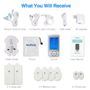 NURSAL EMS TENS Unit Muscle Stimulator with 8 Electrode Pads/Storage Pouch/Pads Holder, Rechargeable 16 Modes Electronic Pulse Massager for Pain Relief Therapy, Arthritis, Muscle Stiffness/Soreness - Nursal